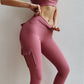 Women's Pocket Sexy Stretch Leggings Fitness Track Pants