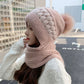 Ideal Gift - Warm & Cozy Knitted Hooded Scarf